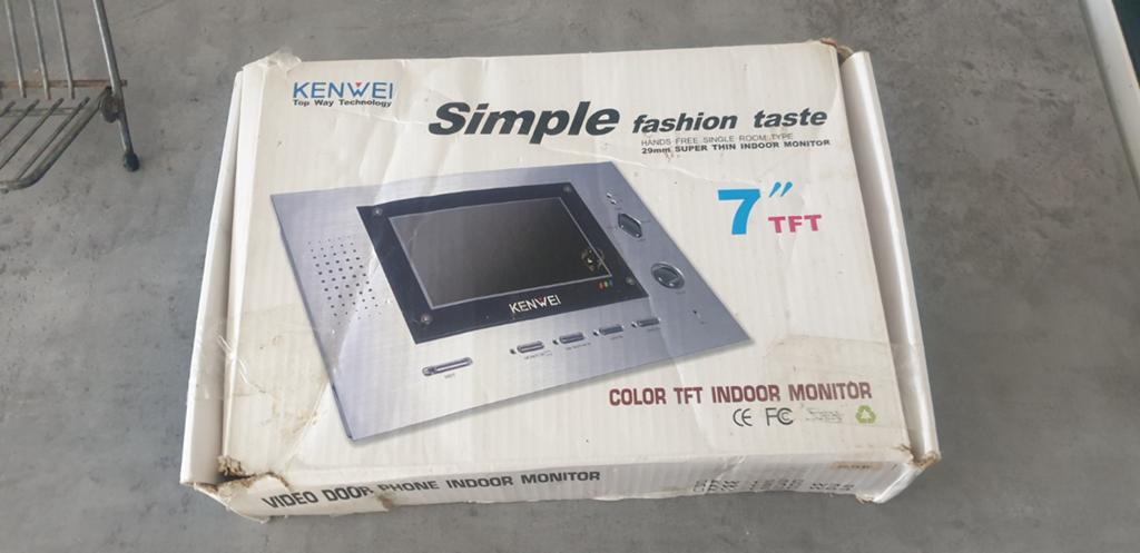KENWEI Video Deurtelefoon met 7" TFT Monitor, Ophalen of Verzenden, Zo goed als nieuw