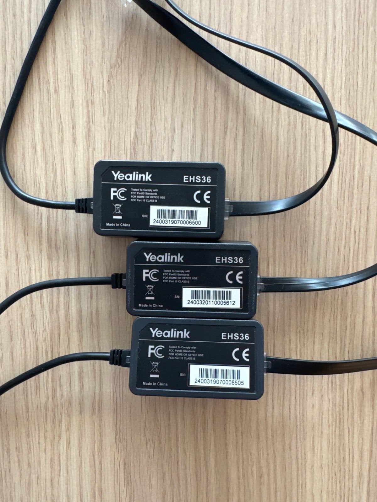 Yealink EHS36 - 3 stuks, Ophalen, Zo goed als nieuw