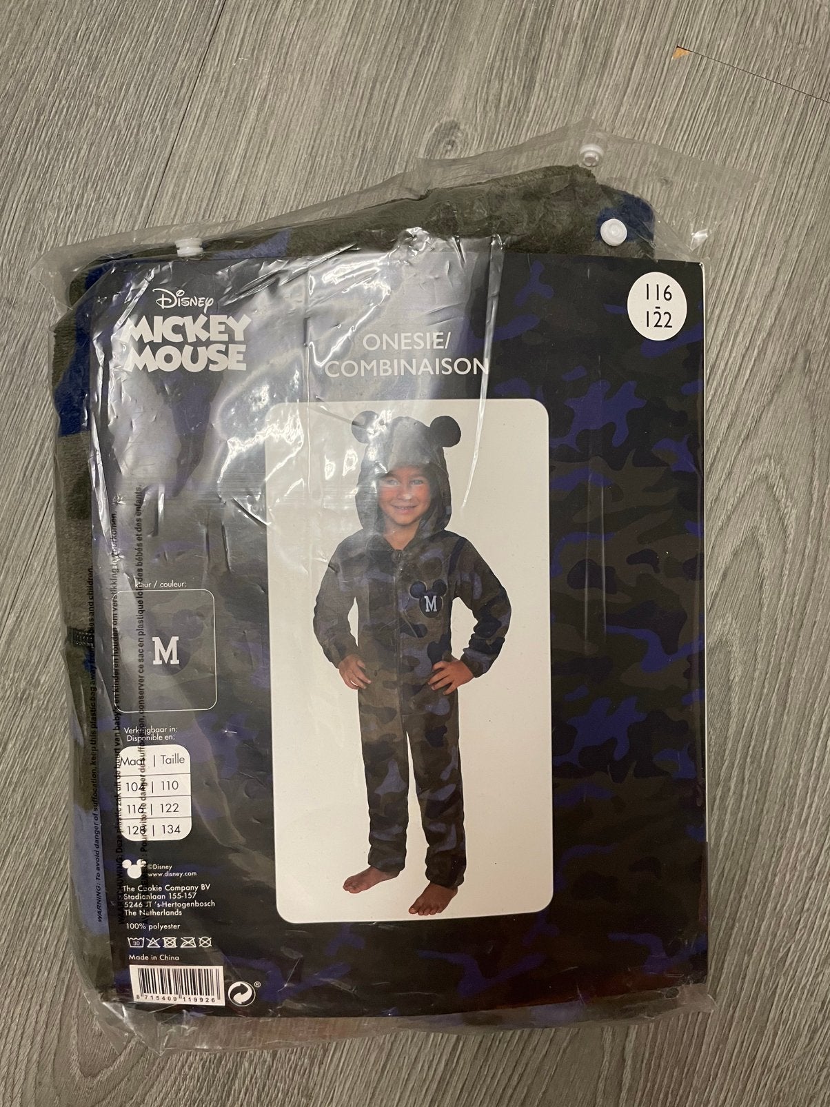 Onesie mickey mouse nieuw 116-122, Ophalen of Verzenden, Nieuw, Jongen of Meisje