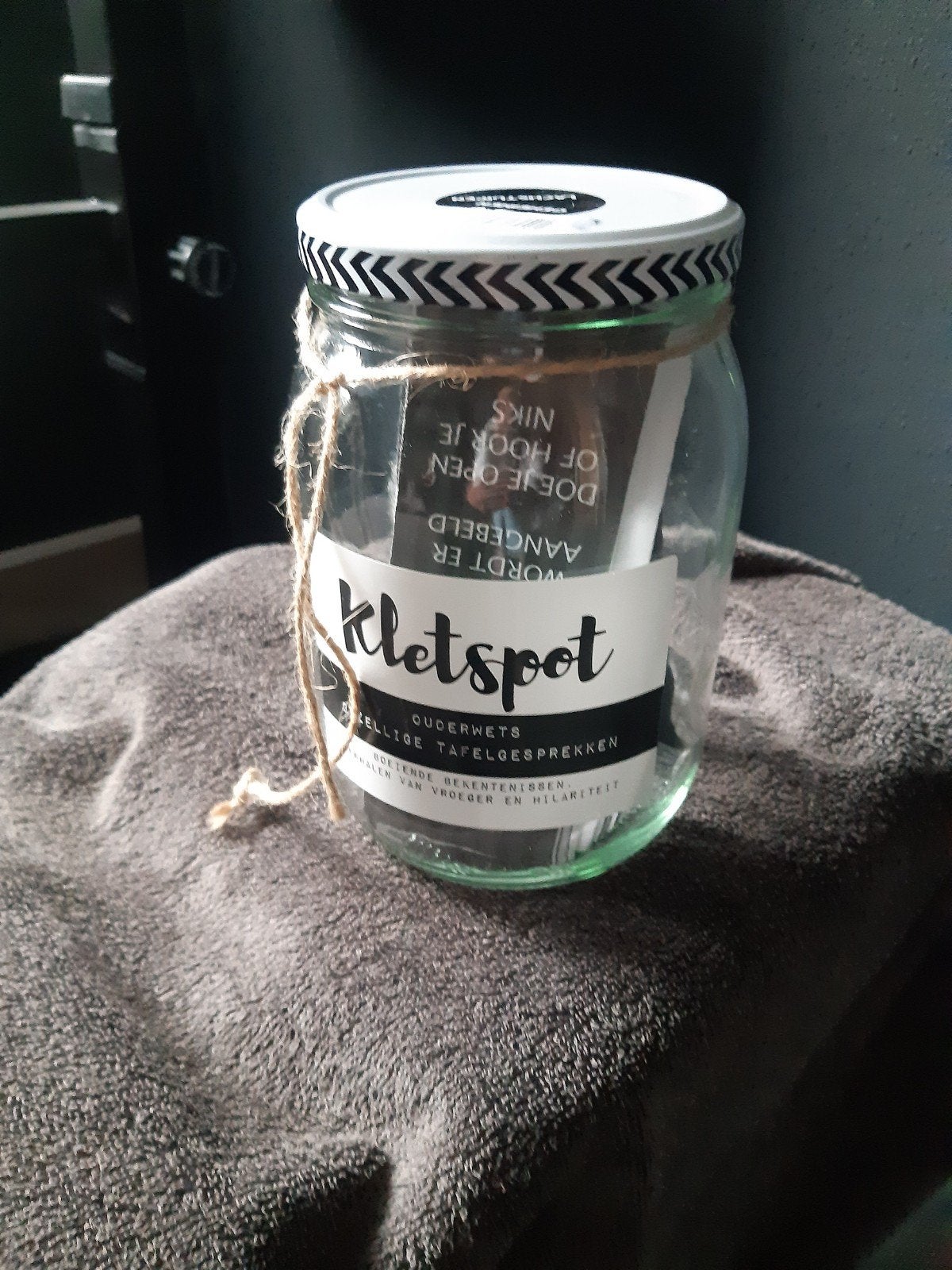 Kletspot, Ophalen, Gebruikt