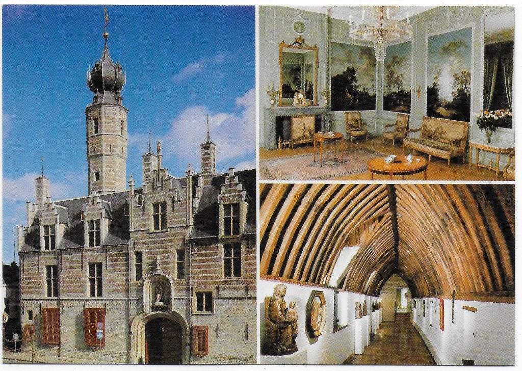 Bergen op Zoom Gemeente Museum Ongelopen ansichtkaart B6917, Ophalen of Verzenden, 1960 tot 1980, Ongelopen, Noord-Brabant