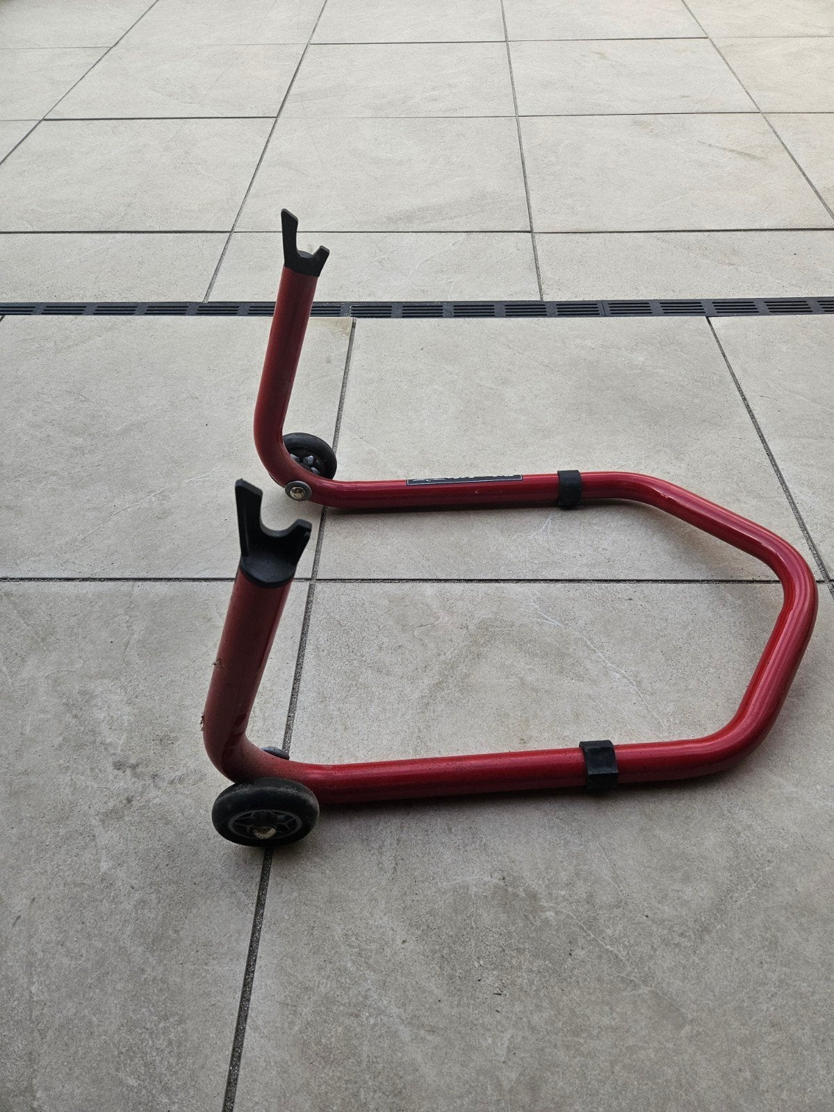 Motorfiets paddockstand achterwiel - Bike-Lift, Motoren, Ophalen, Zo goed als nieuw
