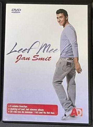 DVD Jan Smit leef mee, Alle leeftijden, Zo goed als nieuw, Overige typen, Ophalen of Verzenden