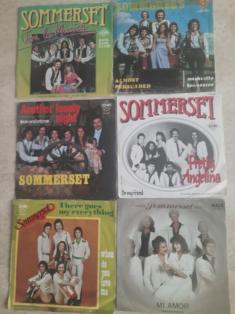 6x vinyl singels van Sommerset, Ophalen of Verzenden, Zo goed als nieuw, Overige formaten