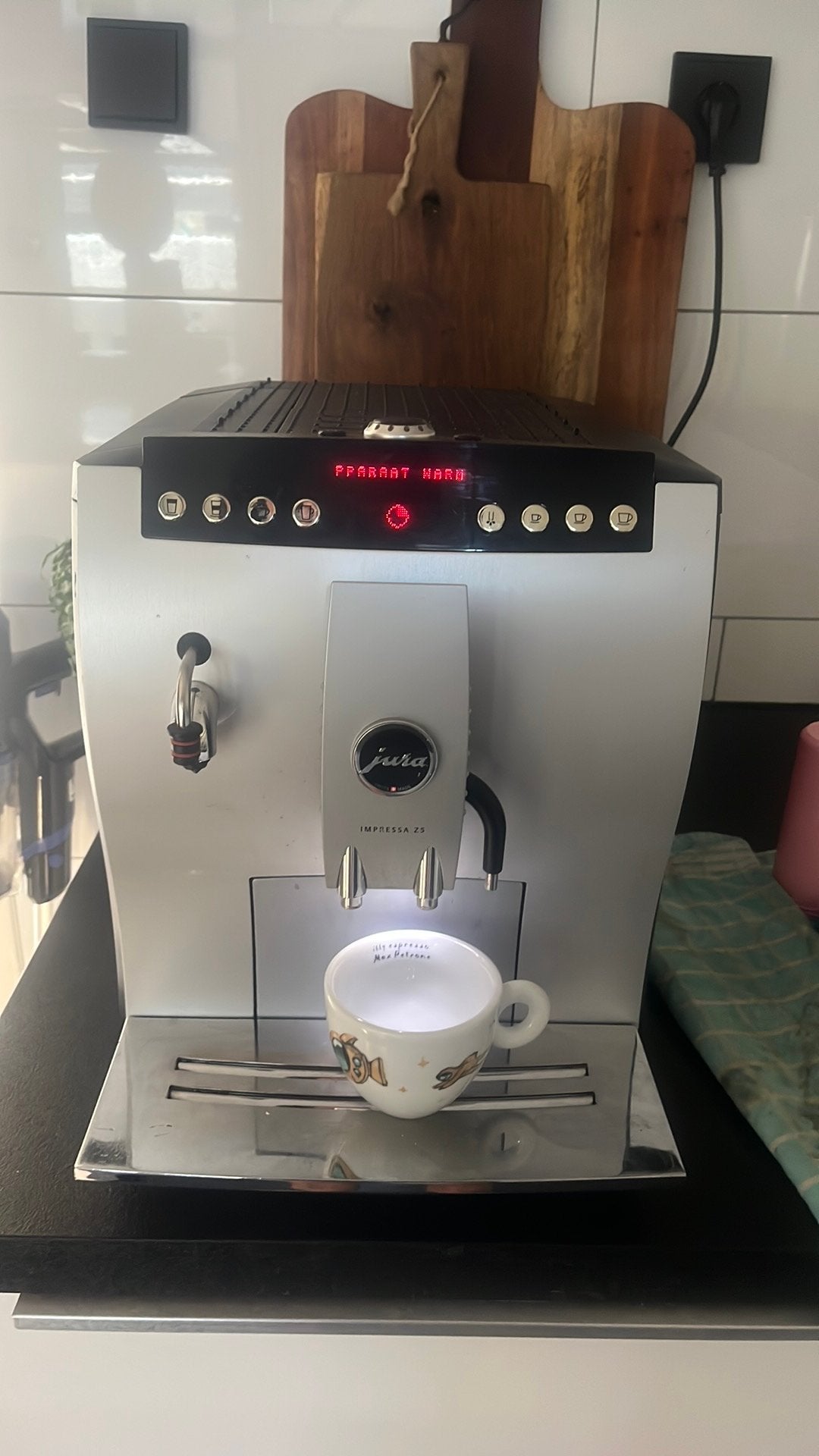 Jura z5 koffie machine, Witgoed en Apparatuur, 10 kopjes of meer, Ophalen, Zo goed als nieuw, Koffiemachine