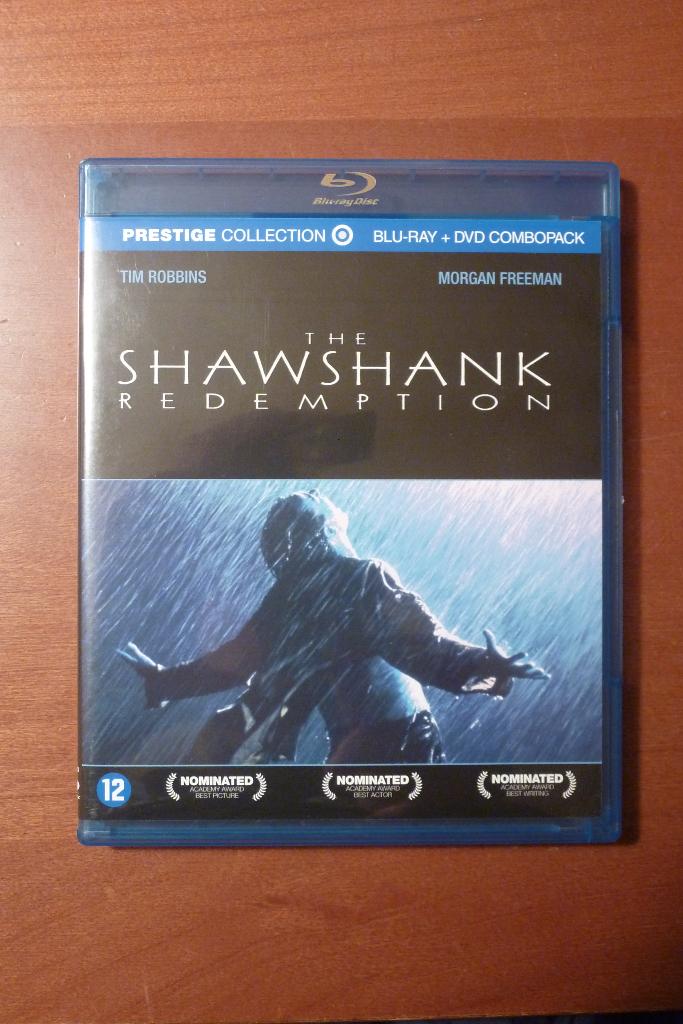 The Shawshank Redemption (Tim Robbins, Morgan Freeman) + dvd, Ophalen of Verzenden, Zo goed als nieuw, Filmhuis