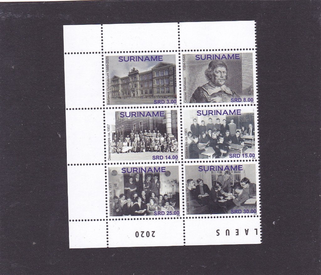 Suriname 2537/42 Barlaeus 2020 (35), Verzenden, Postfris