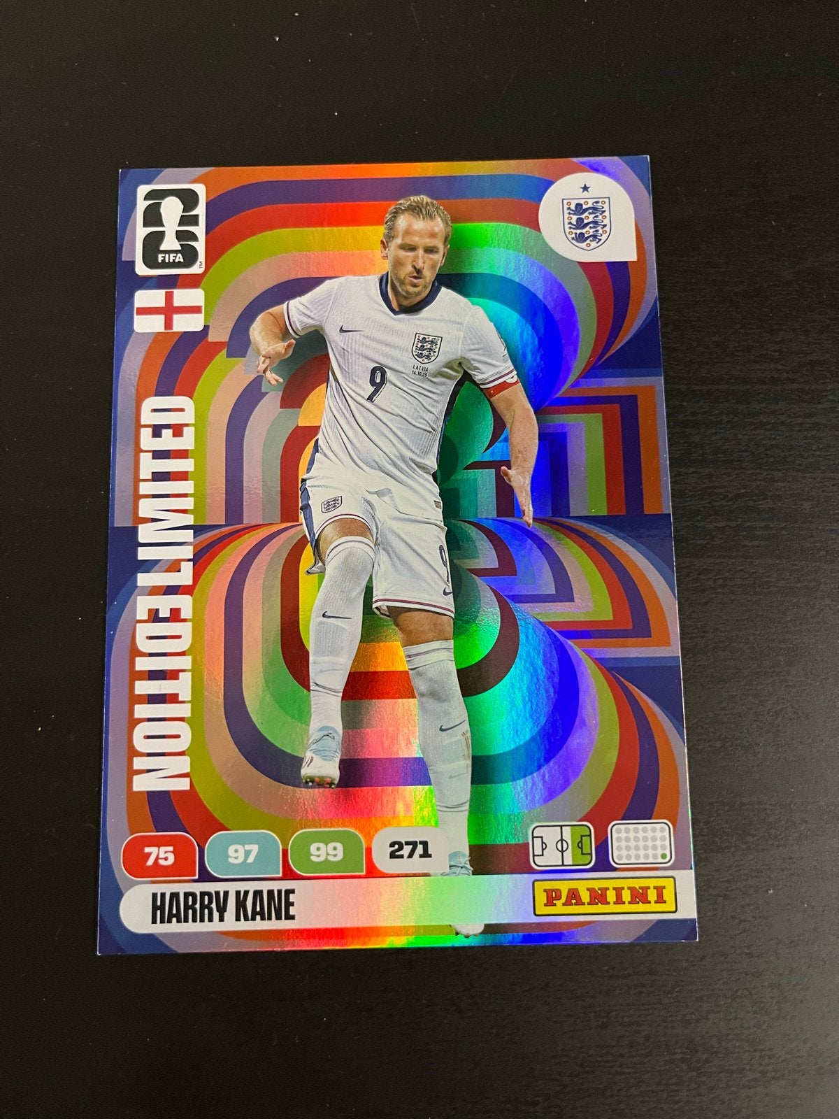 Harry Kane Panini FIFA 365 Limited Edition Spelerskaart XL, Ophalen of Verzenden, Zo goed als nieuw, Buitenlandse clubs, Spelerskaart