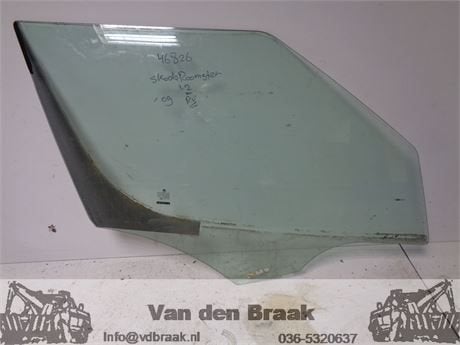Skoda Roomster 2006-2015 Portierruit rechts voor, Gebruikt, -, Herkomst onderdeel bekend, -