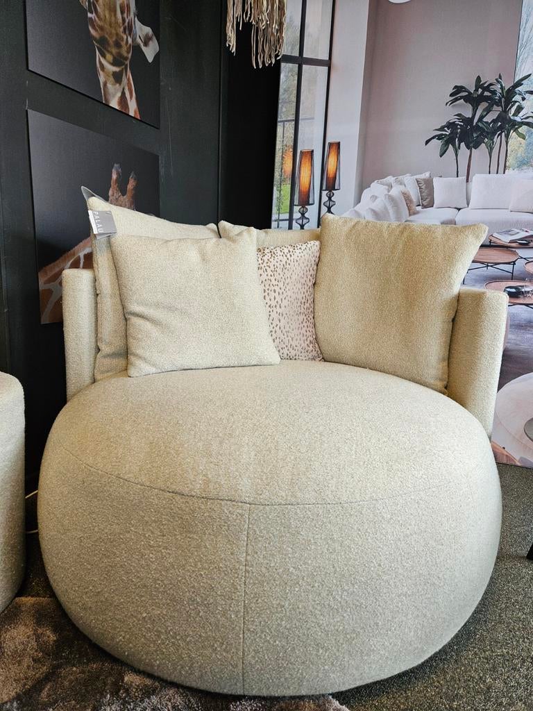 Pastille lounge fauteuil passe-partout, Huis en Inrichting, Fauteuils, Ophalen of Verzenden, Nieuw, Stof