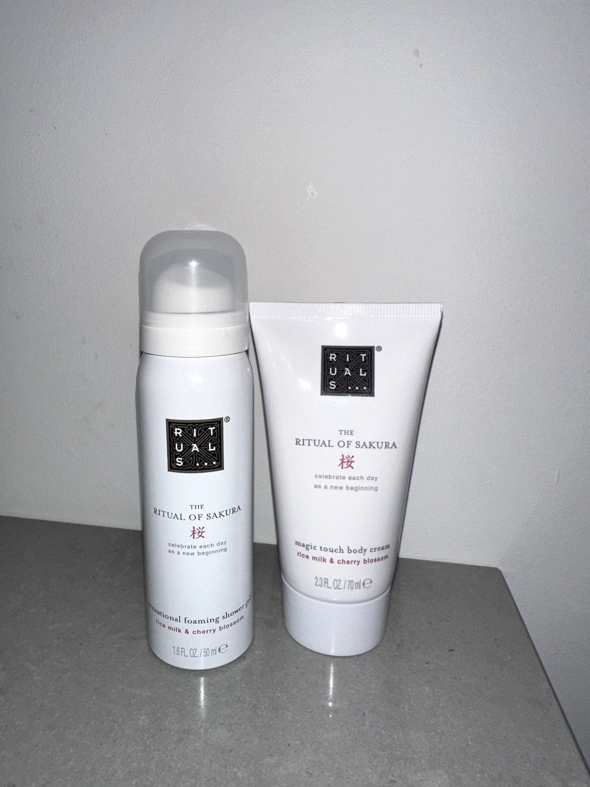 Rituals Sakura foaming shower gel & body cream, Ophalen of Verzenden, Nieuw, Bad & Douche