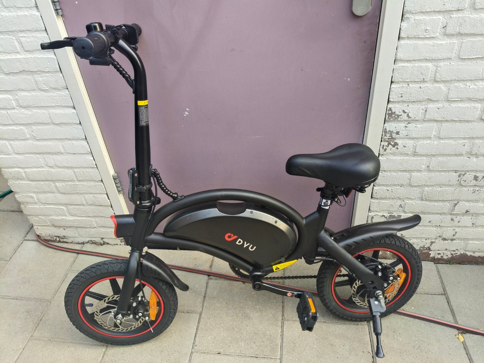 DYU Opvouwbare Elektrische Fiets - Compact en Handig, Minder dan 47 cm, Ophalen of Verzenden, Zo goed als nieuw, Overige merken