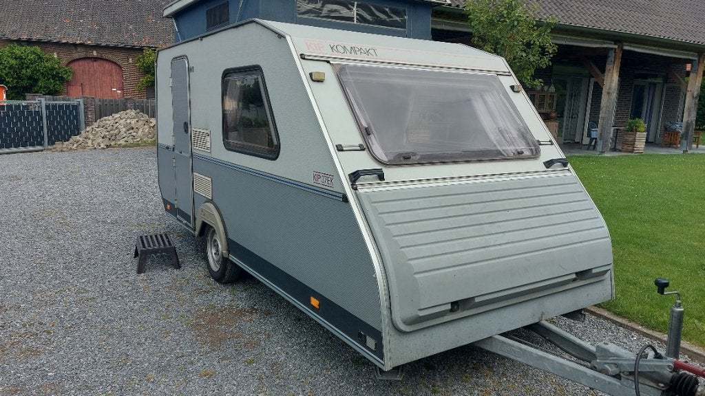 Caravan kip kompakt 37 EK, Caravans en Kamperen, Schokbreker, Standaardzit, Kip, Tot en met 2