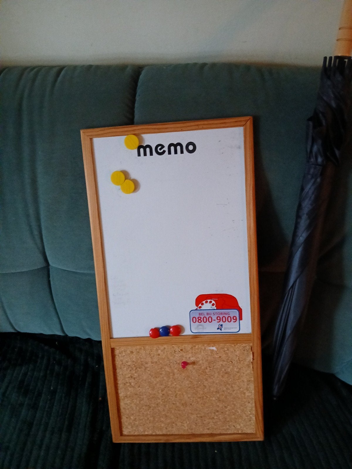 Memobord, Ophalen