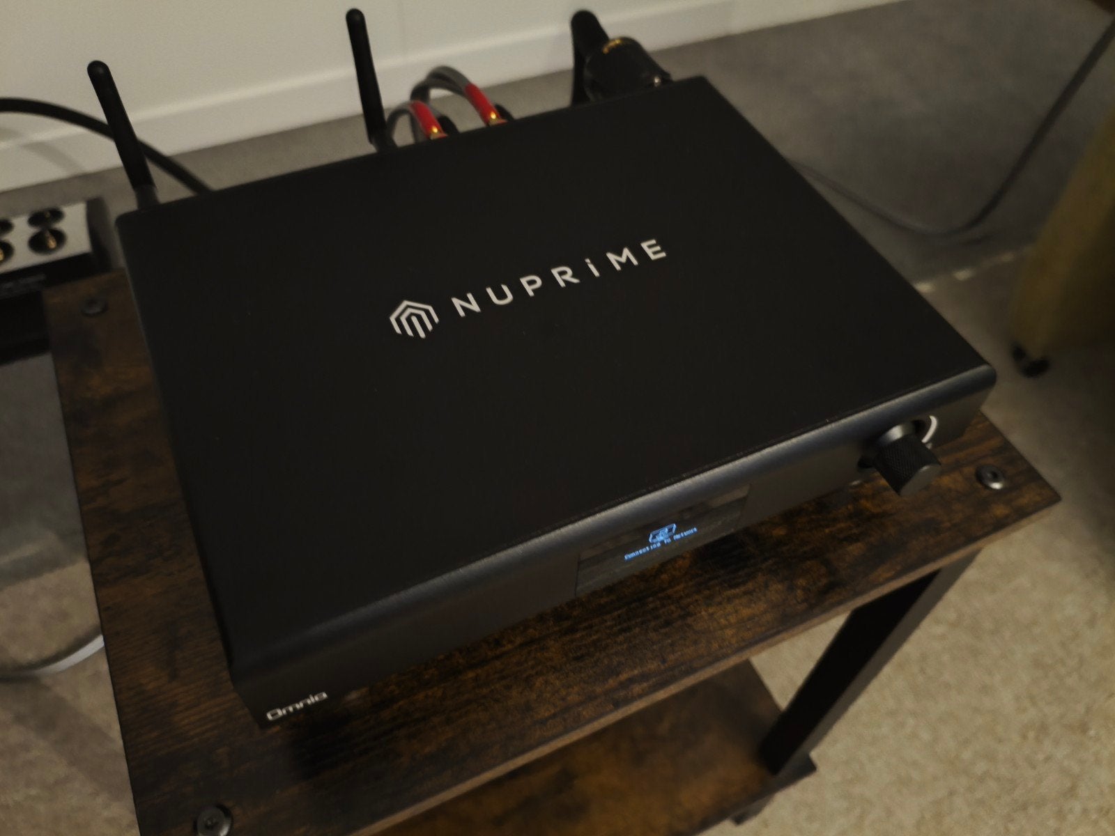 Nuprime Omnia A200 high end versterker/streamer klasse D, Overige merken, Ophalen of Verzenden, Zo goed als nieuw, 120 watt of meer