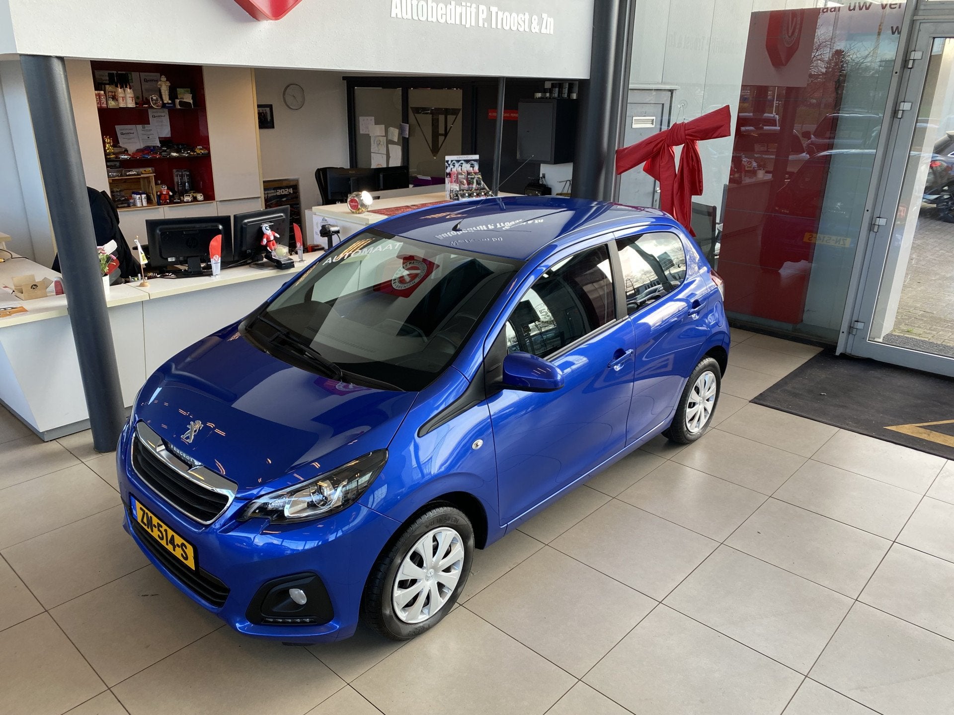 Peugeot 108 1.0 e-VTiAutomaat,Airco,Bleutooth,Elektrischpakk, Auto's, 12 maanden, Stof, Gebruikt, Origineel Nederlands