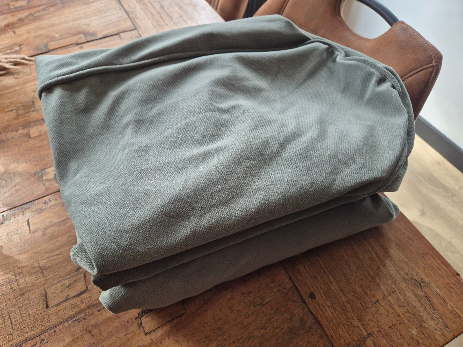 Hoes voor Ektorp fauteuil - Groen/Grijs, Gebruikt, 75 tot 100 cm, Ophalen of Verzenden, 75 tot 100 cm