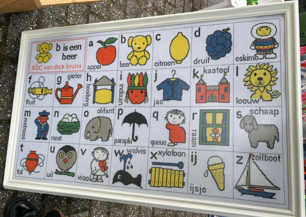 Abc dick bruna, Ophalen of Verzenden, Zo goed als nieuw, Hout, Minder dan 50 cm