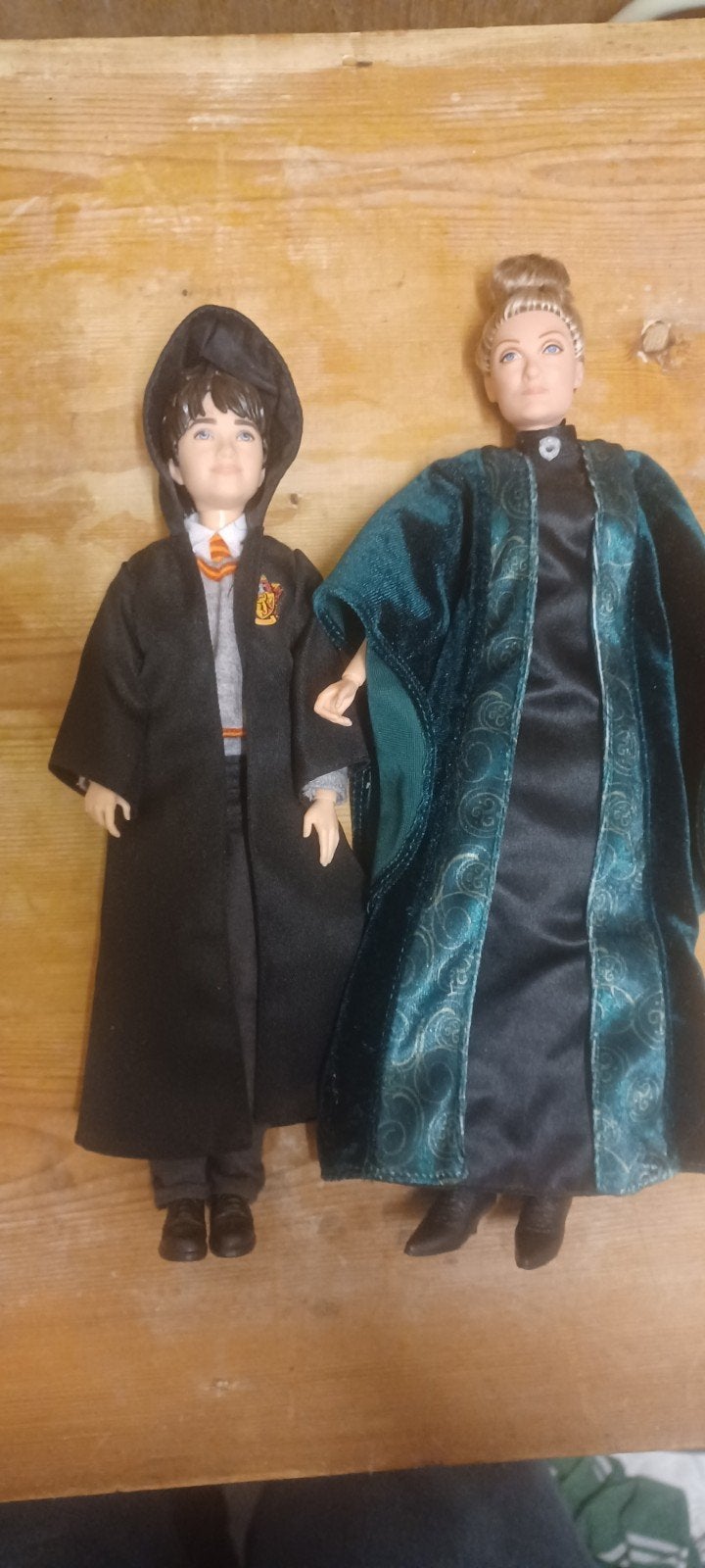 Harry Potter en Minerva McGonagall poppen, Verzamelen, Ophalen of Verzenden, Zo goed als nieuw, Pop