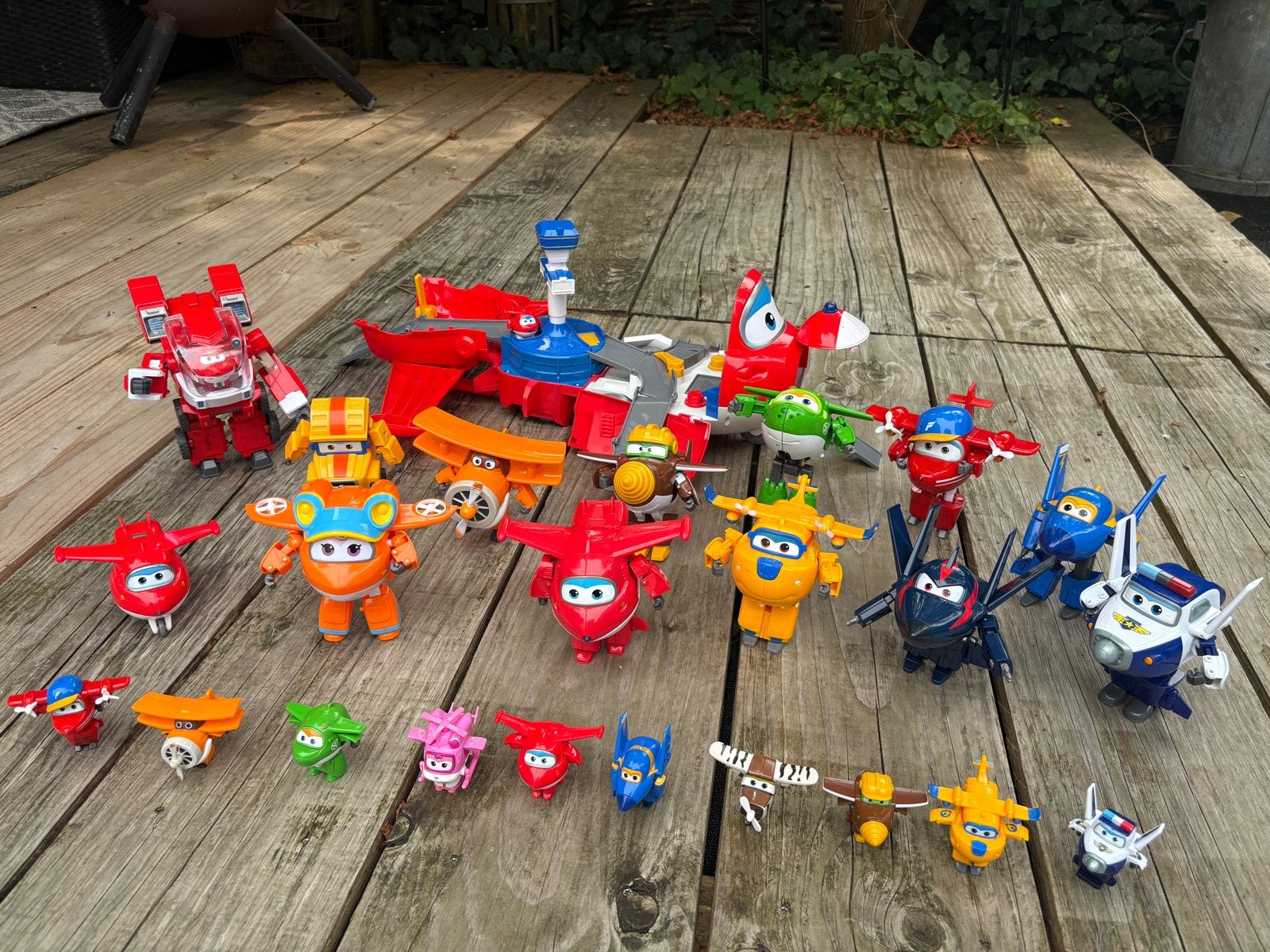 Grote Super Wings Vliegtuigen en Speelset Collectie, Ophalen, Gebruikt