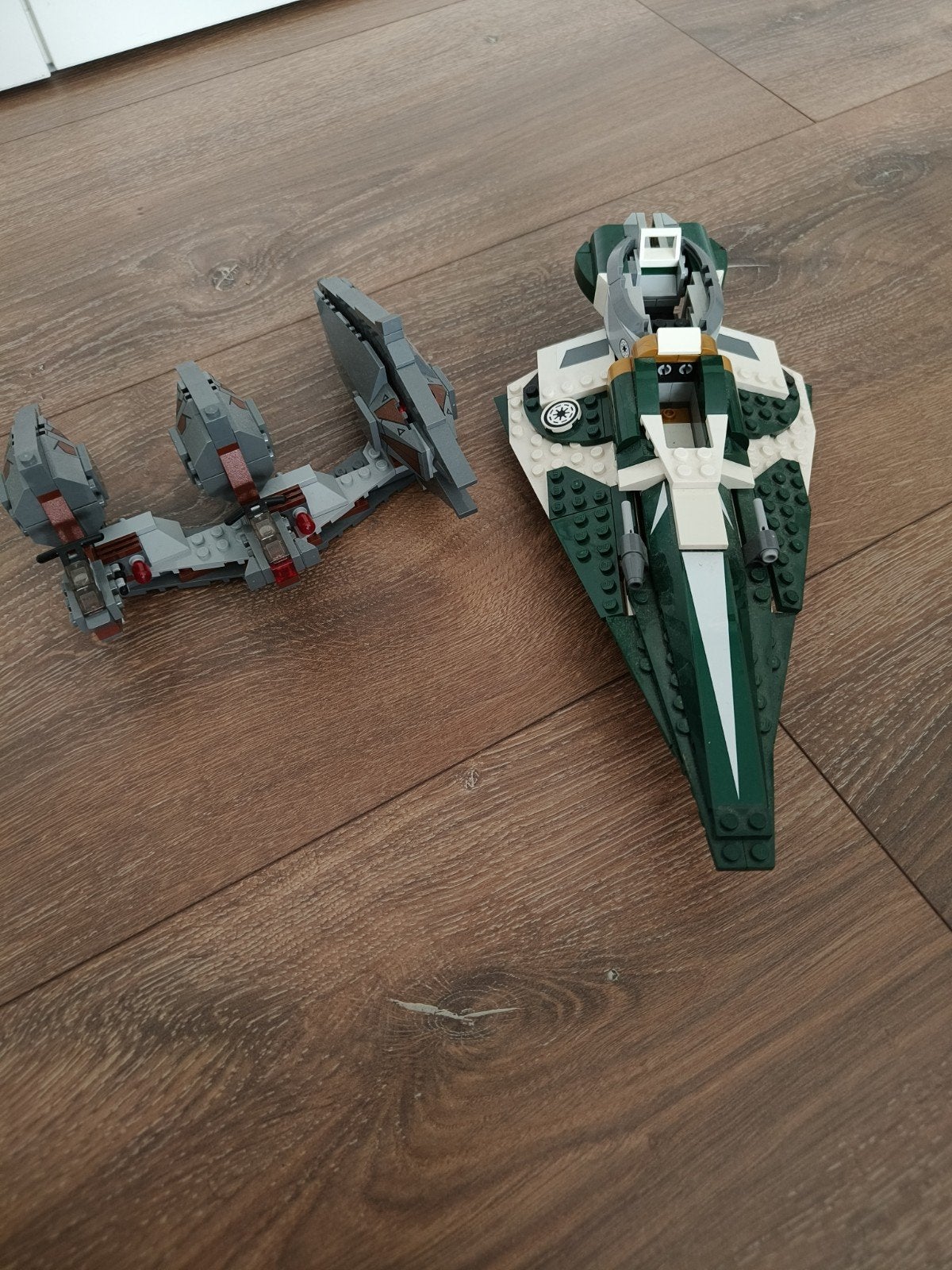 lego star Wars 9498 starfighter en 7957 Sith nightspeeder, Ophalen