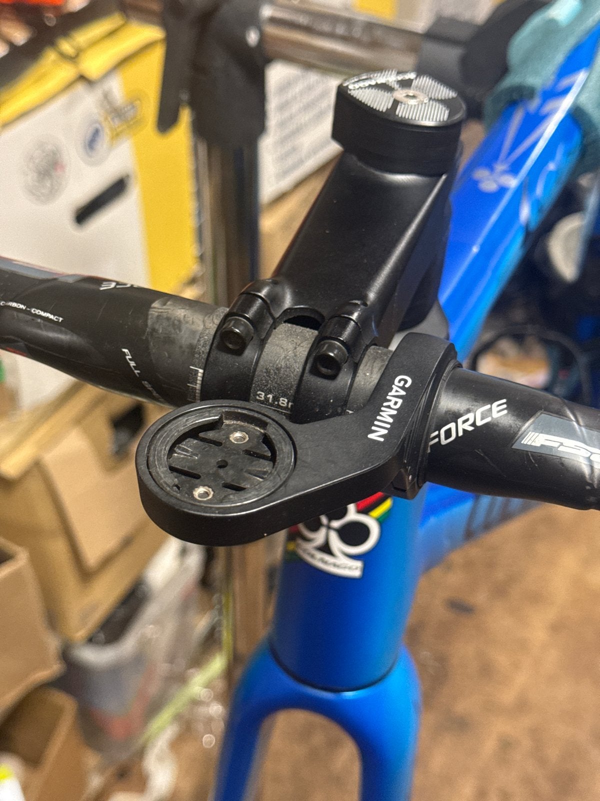 Garmin outfront fietscomputerhouder voor stuur, Ophalen of Verzenden, Gebruikt