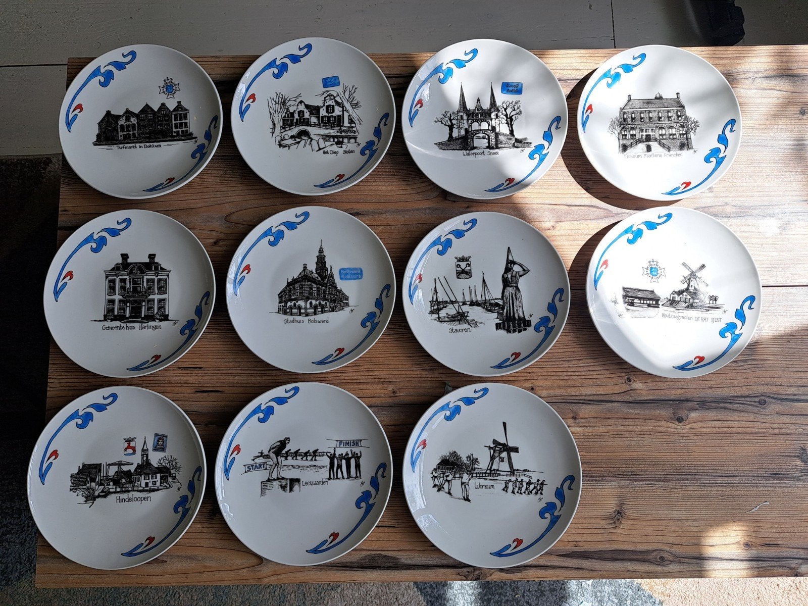 11steden bordenset, Overige materialen, Overige merken, Nieuw, Ophalen of Verzenden