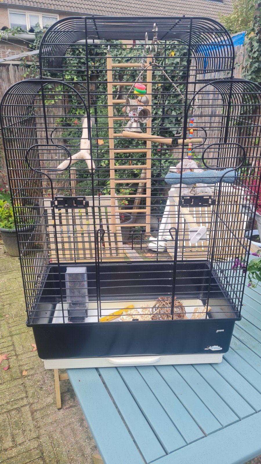 vogelkooien, Dieren en Toebehoren, Ophalen, Zo goed als nieuw, Metaal, Vogelkooi