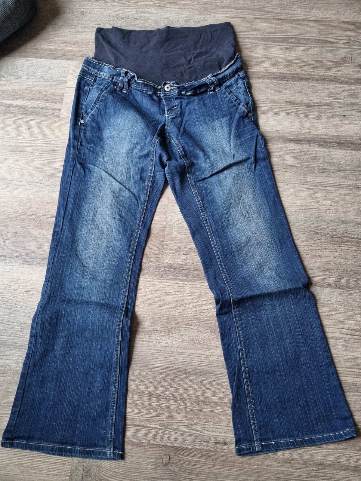 Mamalicious zwangerschapsbroek jeans maat 31/32, Blauw, Mamalicious, Gedragen, Broek of Spijkerbroek
