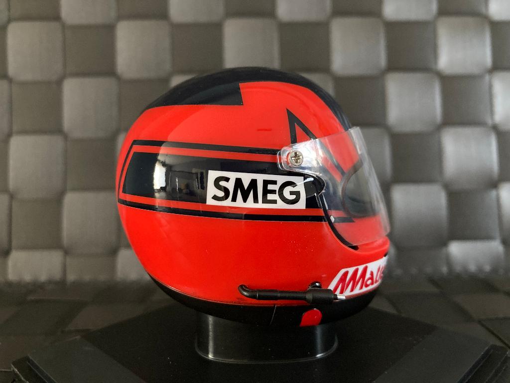 ✅ Gilles Villeneuve 1979 1:5 helm Ferrari F1 Spark, Ophalen of Verzenden, Nieuw, Formule 1