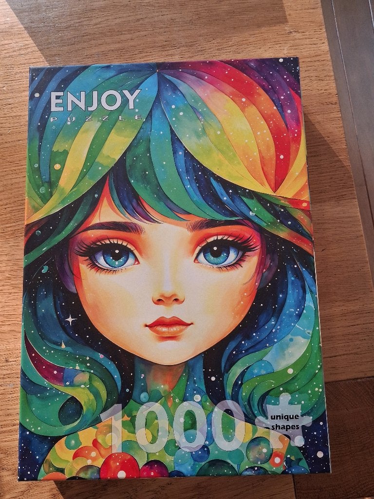 Enjoy puzzel, Radiant Innocence, Ophalen of Verzenden, 500 t/m 1500 stukjes, Gebruikt, Legpuzzel