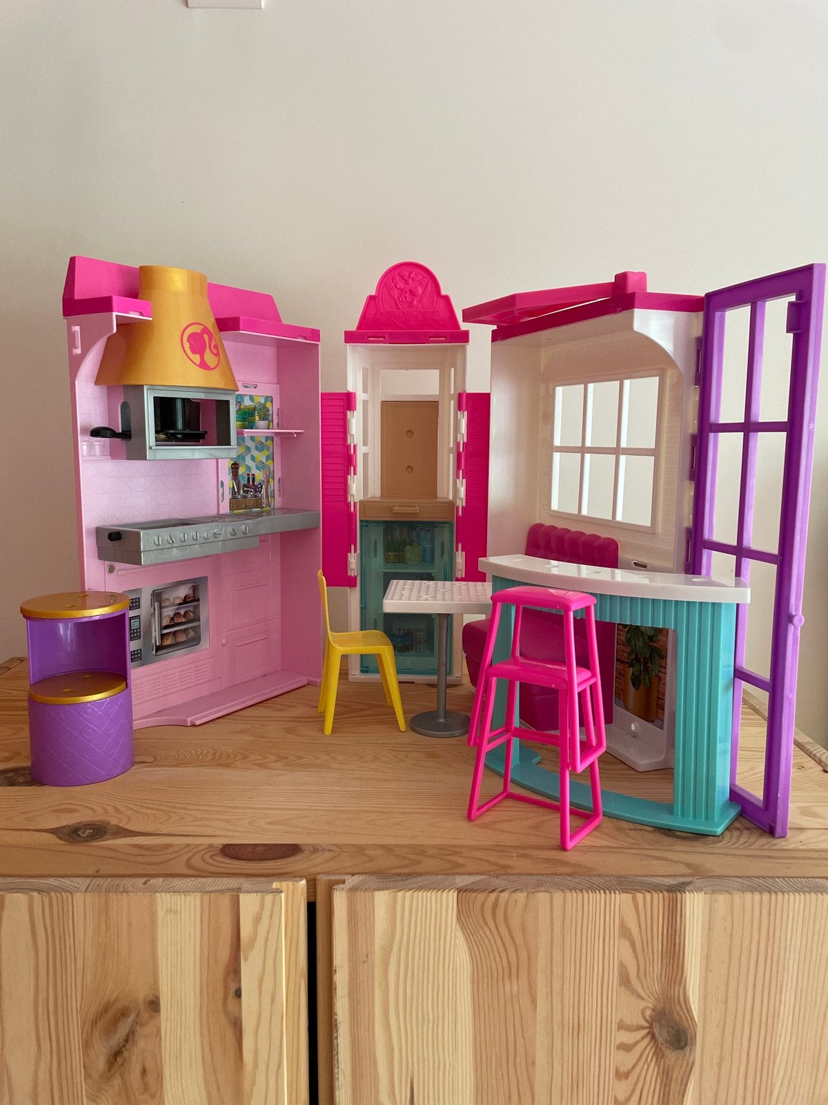 Barbie Cook 'n Grill Restaurant Speelset - Z.G.A.N., Ophalen of Verzenden, Zo goed als nieuw, Meisje