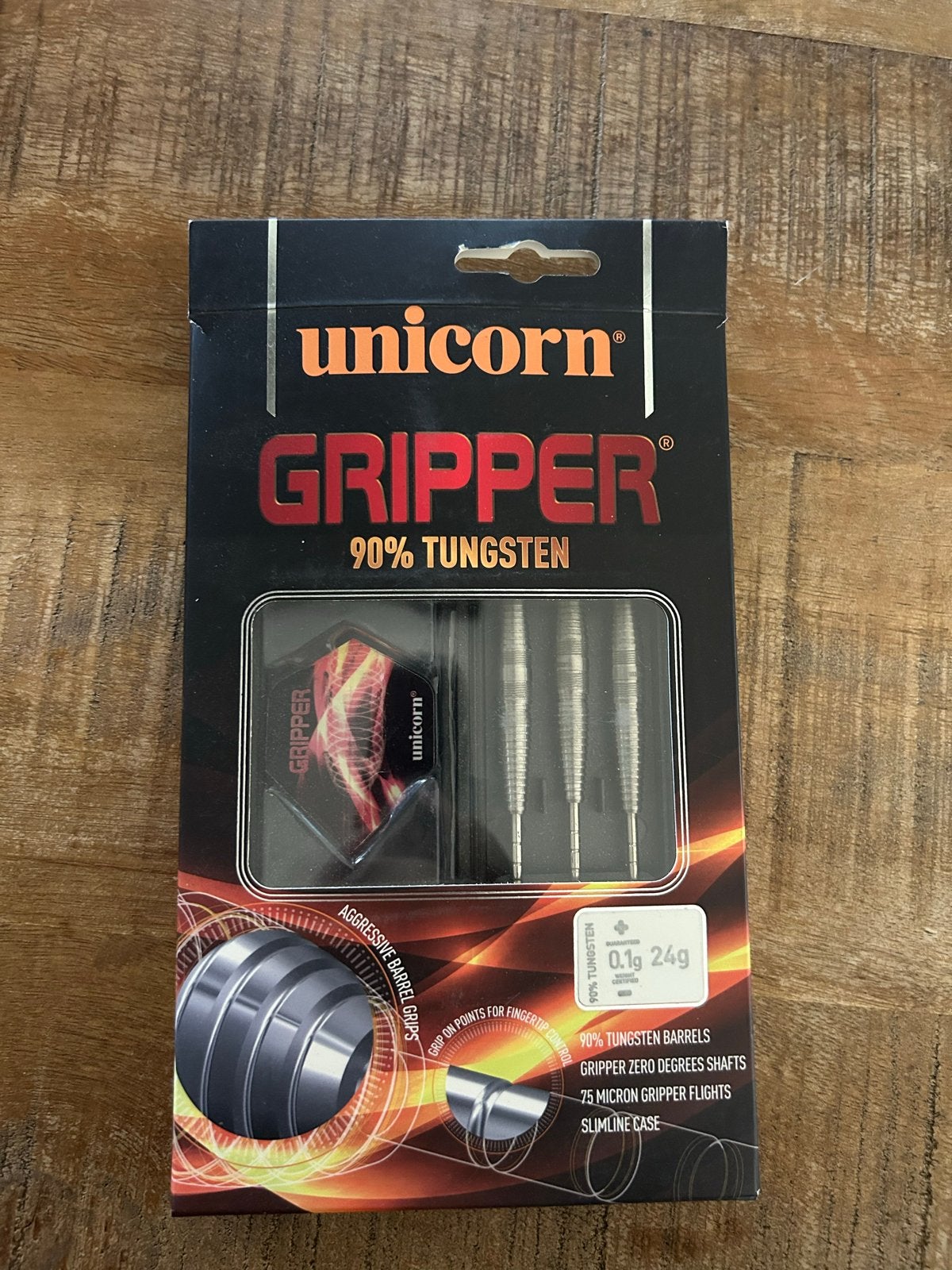 Unicorn Gripper Darts 90% Tungsten - 24g, Ophalen of Verzenden, Zo goed als nieuw, Pijlen