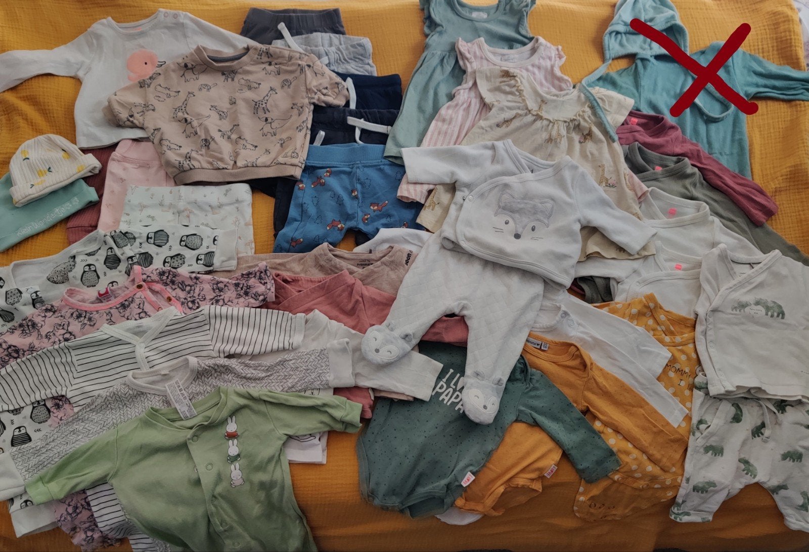 Groot pakket babykleertjes (veel overslag) maat 50, Ophalen of Verzenden, Zo goed als nieuw, Maat 50