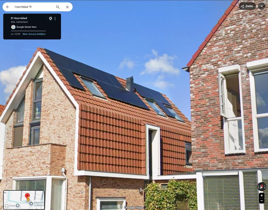 10 zonnepanelen en omvormer SolarEdge, Ophalen, Gebruikt, Compleet systeem, 200 wattpiek of meer