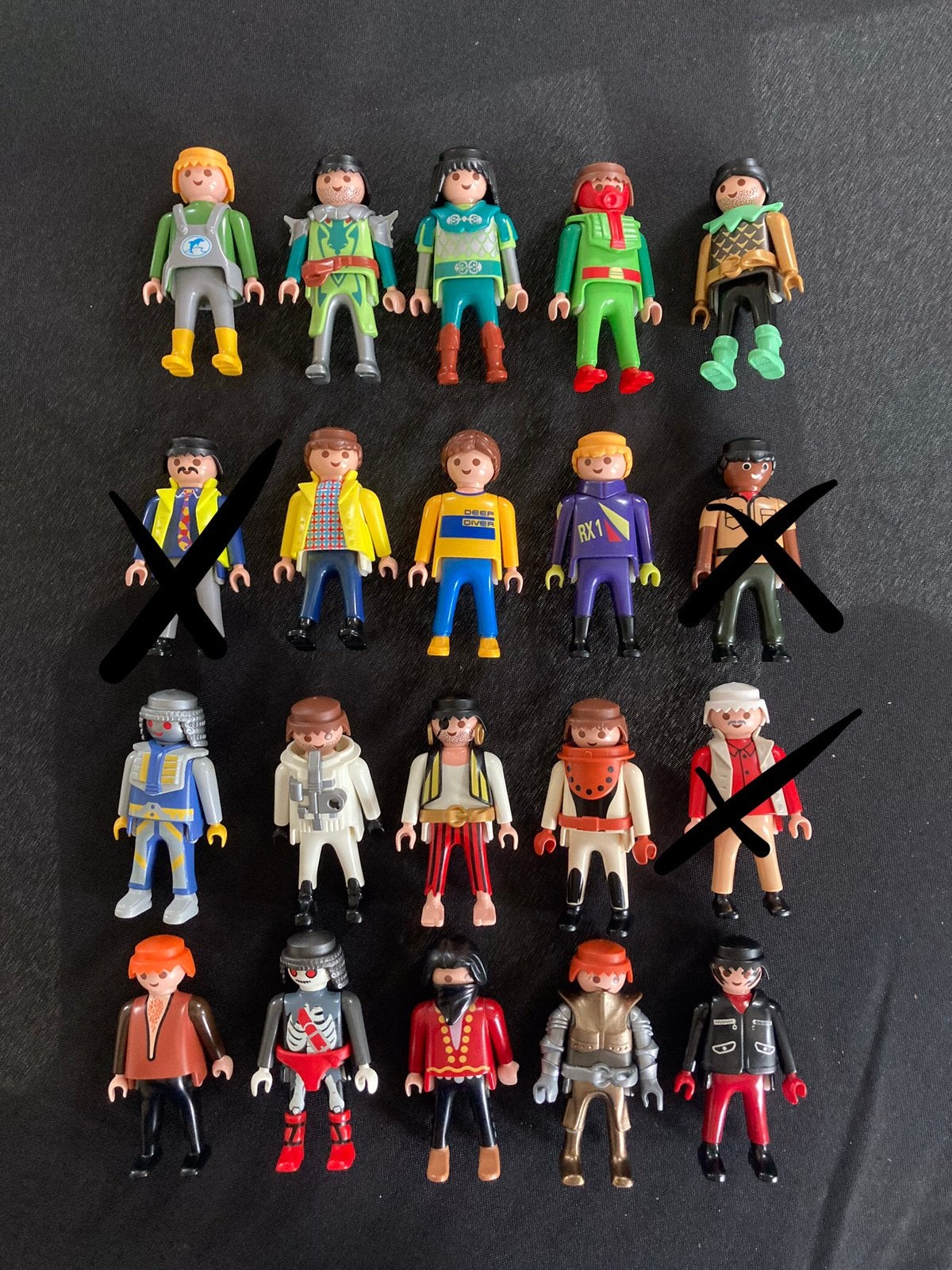 Playmobil mannen poppen 20, Ophalen of Verzenden, Zo goed als nieuw