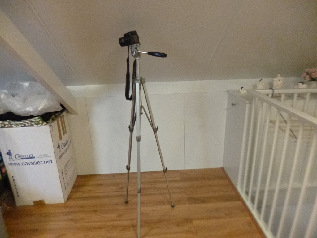 Vintage statief Velbon, Zo goed als nieuw, Minder dan 150 cm, Met balhoofd, Ophalen of Verzenden