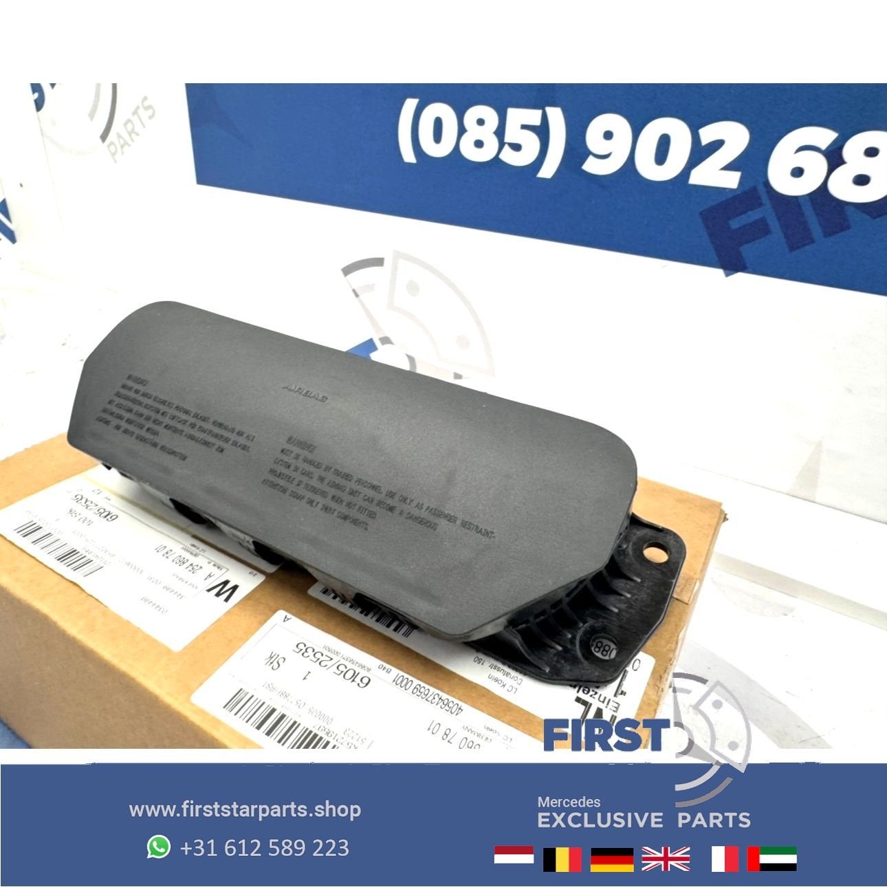 A2548607801 W254 GLC KNIE AIRBAG Mercedes GLC X254 C254 Klas, Gebruikt, -, Ophalen of Verzenden, -