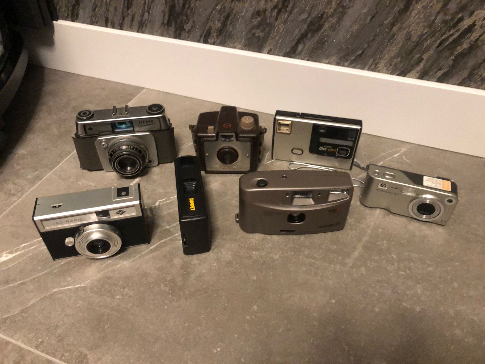 Vintage Camera Collectie, Audio, Tv en Foto, Fotocamera's Analoog, Ophalen of Verzenden, Gebruikt, Compact, Kodak
