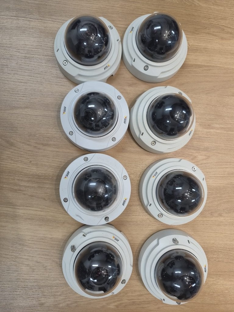 8x AXIS Comm Dome IP-Camera’s (Beveiliging), Ophalen, Gebruikt, Binnencamera