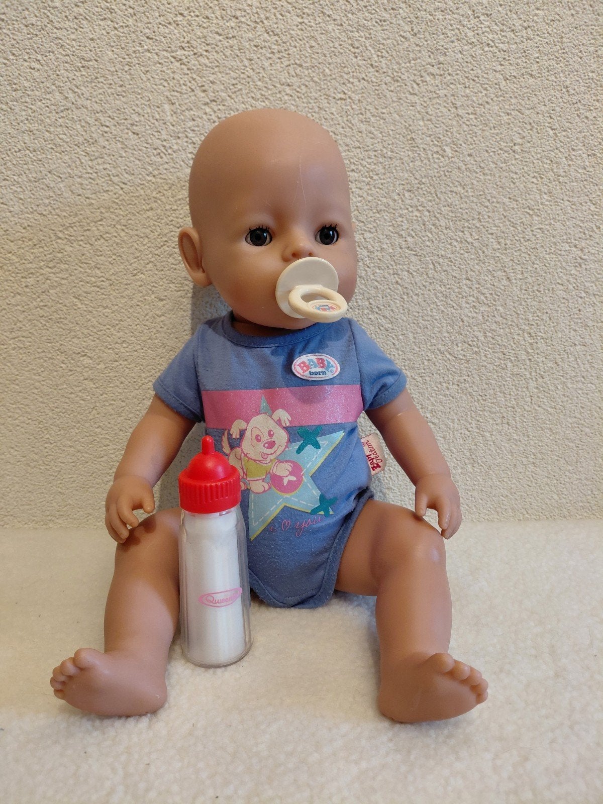 Baby Born Jongens Pop  💙 met gebruiksspoortje, Ophalen of Verzenden, Gebruikt, Babypop