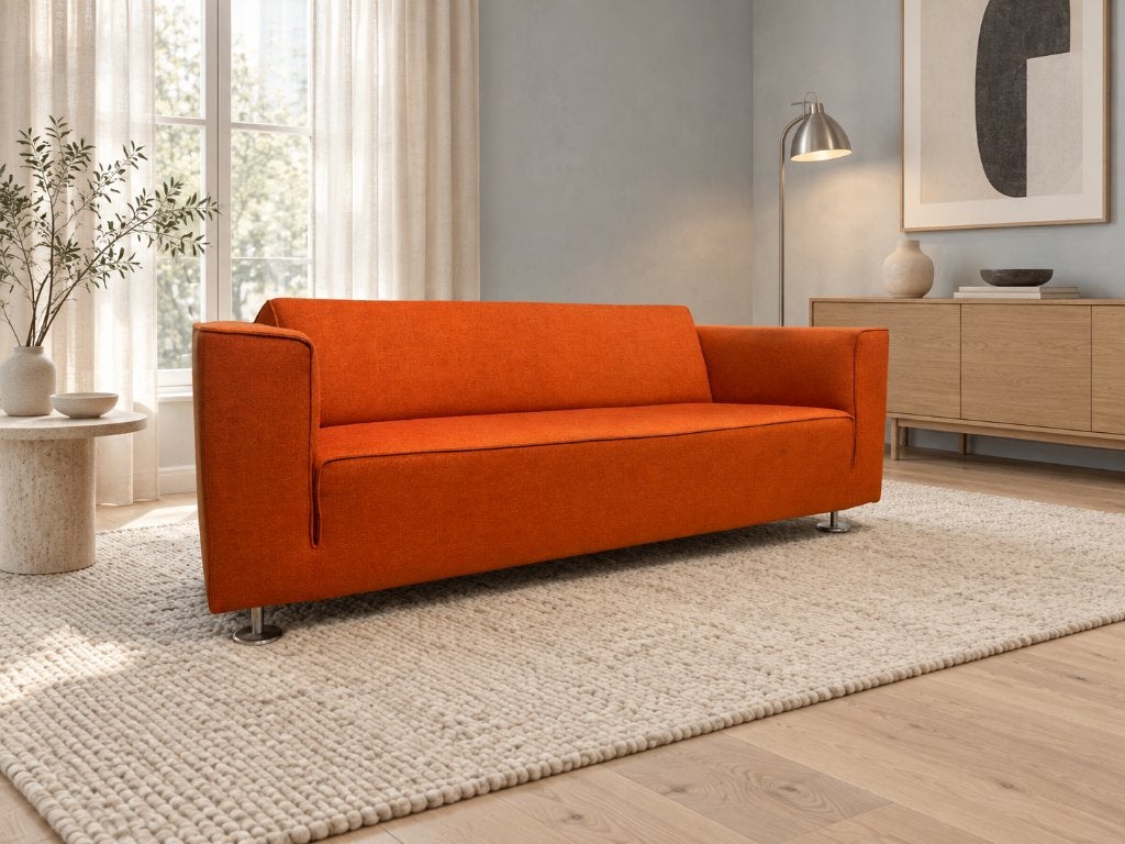 TER STOFFERING Design on Stock Blizz 2.5-Zits + GARANTIE, Design Bank Bankstel Zetel 3-Zits Design on Stock, 75 tot 100 cm, Rechte bank