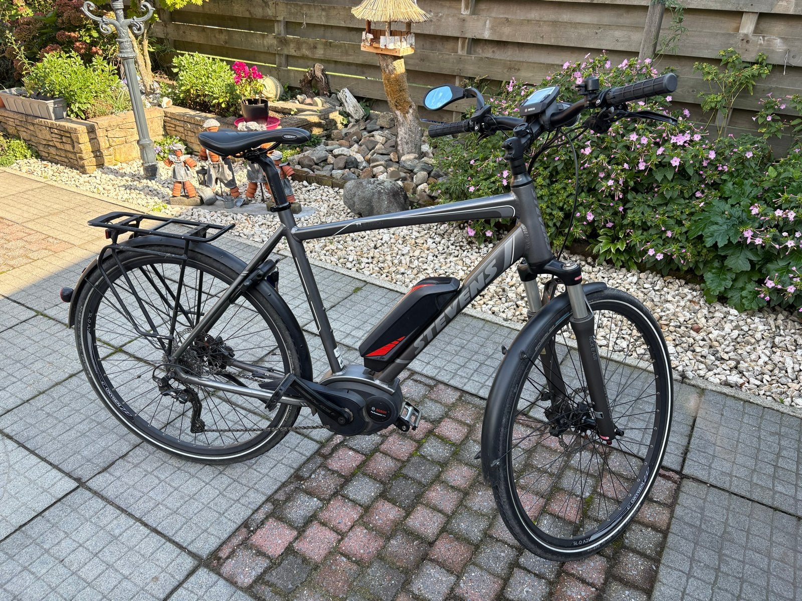 Stevens E-Bike met Bosch Performance Line en PowerPack 500, Overige merken, Gebruikt, Ophalen of Verzenden, 50 km per accu of meer