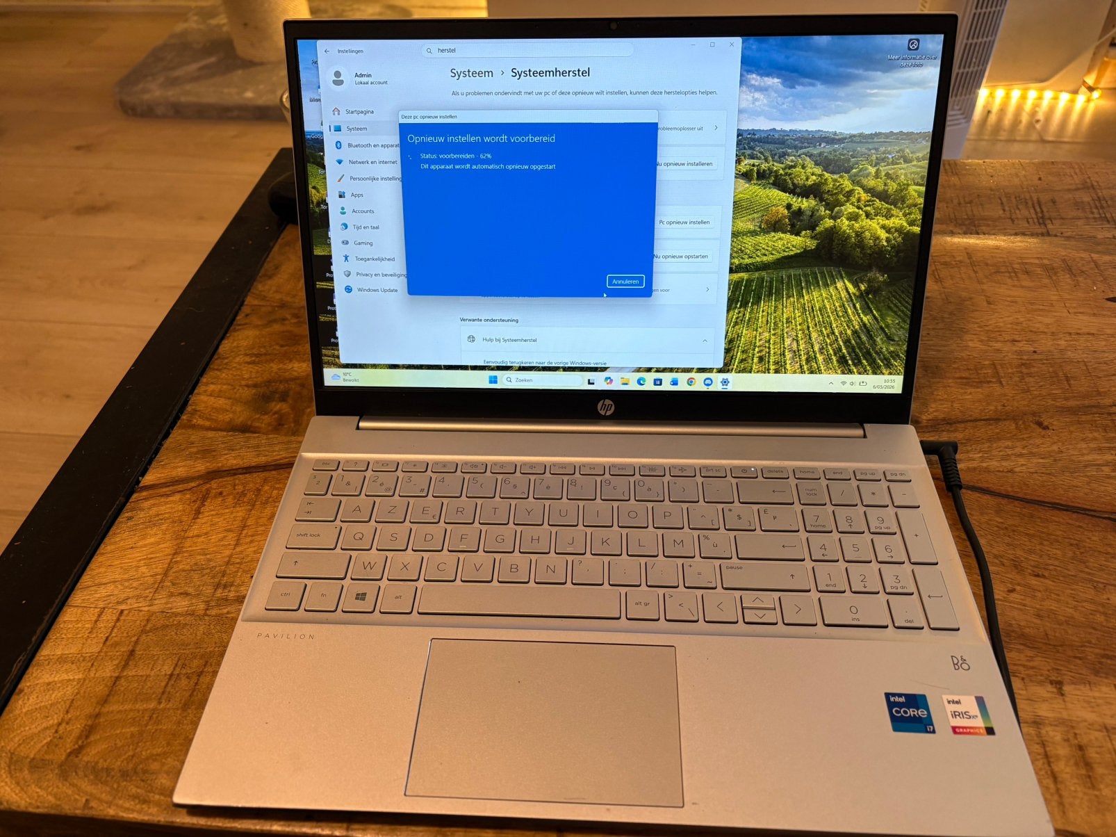 HP Pavilion i7 (German keyboard), Ophalen, Zo goed als nieuw, 15 inch, 2 tot 3 Ghz