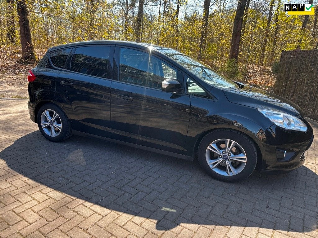 Ford C-Max 1.0 Edition AIRCO/CRUISE/NAVI/PDC/DEALERONDH, Auto's, Ford, Voorwielaandrijving, Gebruikt, Navigatiesysteem, Zwart