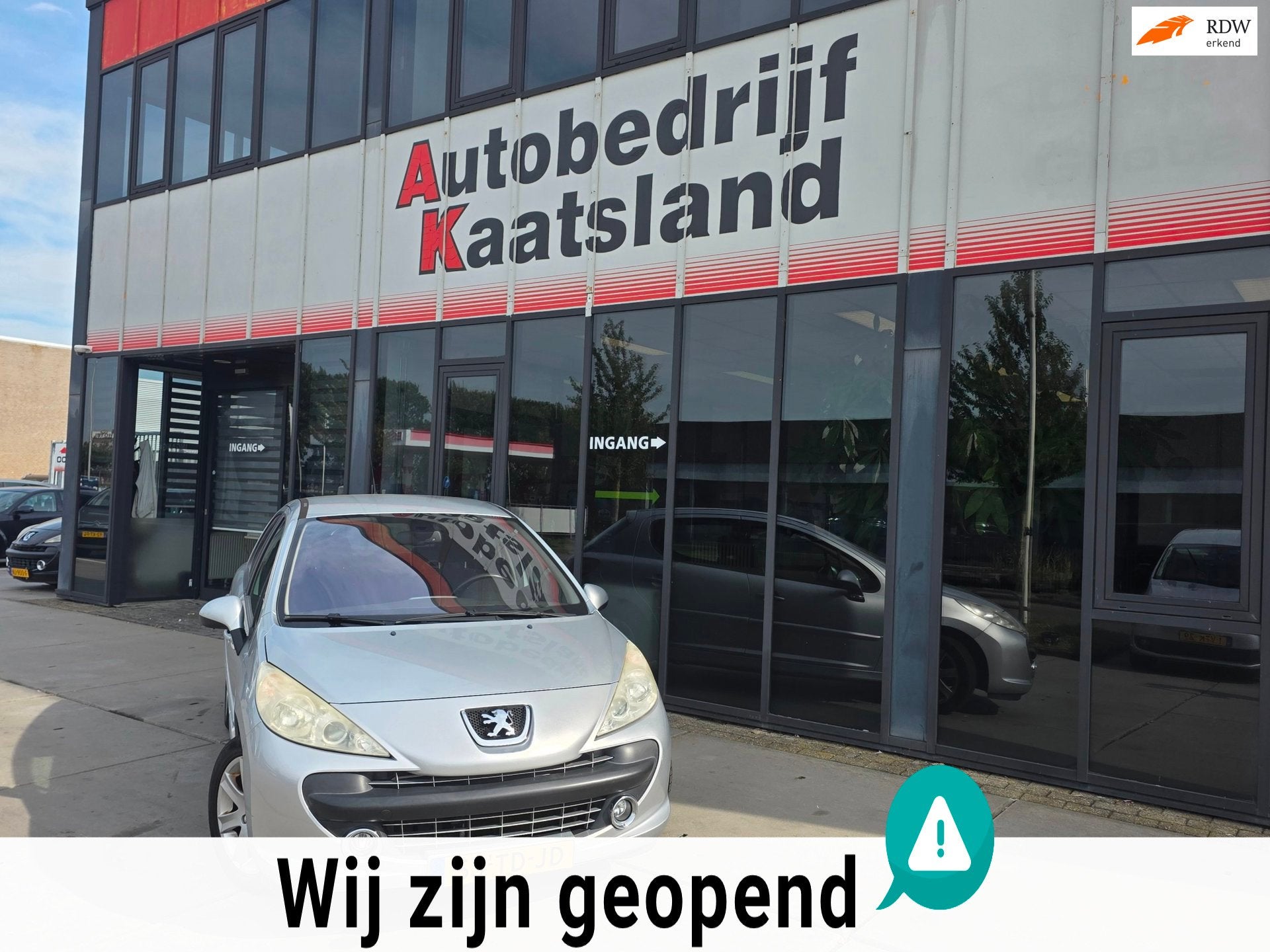 Peugeot 207 1.6-16V XS Pack - Clima - Trekhaak, Voorwielaandrijving, Stof, Gebruikt, Zwart