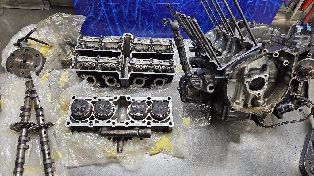 Yamaha FZR400 FZR 400 1WG blokdelen, Ophalen, Gebruikt