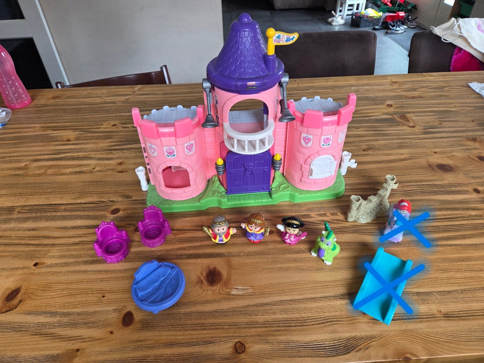 Fisher-Price Little People Kasteel met poppetjes, Ophalen of Verzenden, Jongen of Meisje
