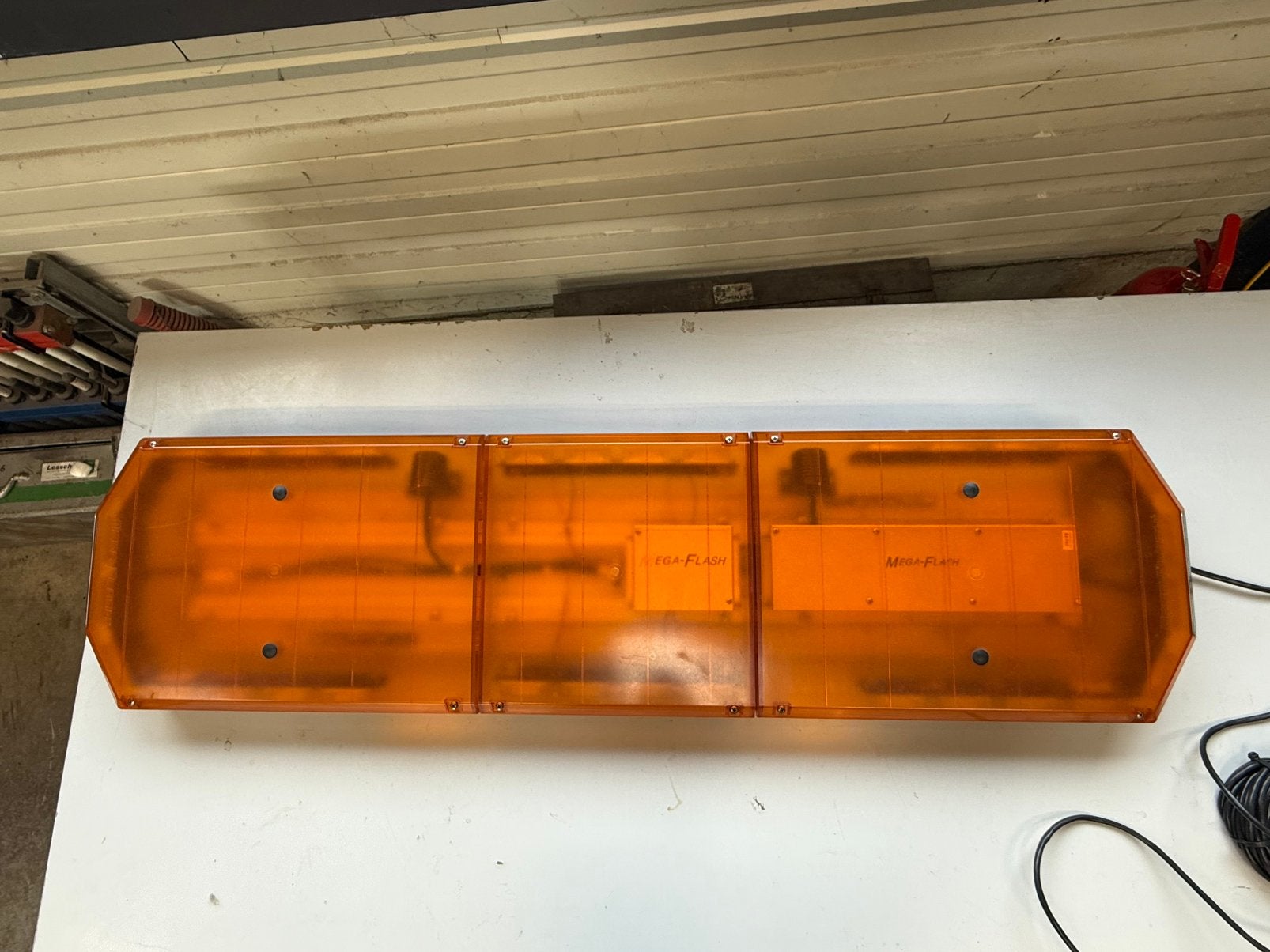 Mega-Flash LED Zwaailamp Balk Oranje - Gebruikt, Ophalen of Verzenden, Gebruikt, Universele onderdelen