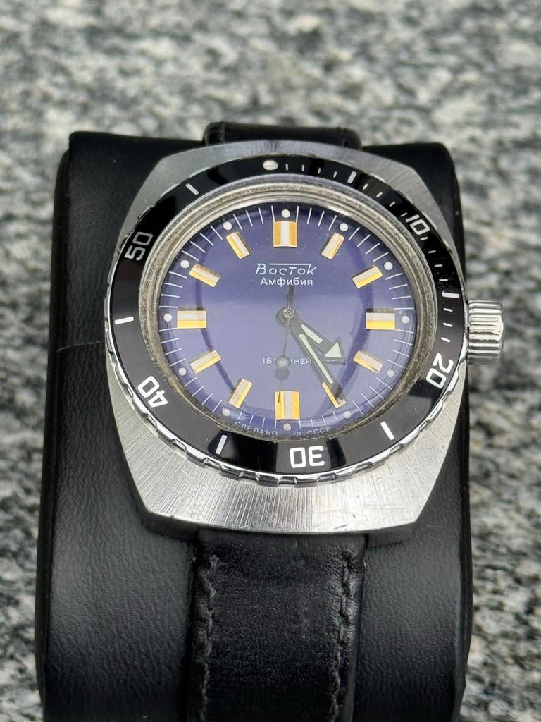 Boctok Amfibia Vintage Duikhorloge - Zeldzaam Model, Ophalen of Verzenden